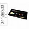 BANDEJA ORGANIZADORA Q-CONNECT DE CAJONES NEGRO 344X160X33 MM