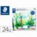 LAPICES DE COLORES MARCA STAEDTLER ACUARELABLES CAJA METAL DE 24 COLORES SURTIDOS