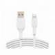 CABLE BELKIN CAA001BT1MWH LIGHTNING A USB-A BOOST CHARGE LONGITUD 1 M BLANCO