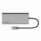 ADAPTADOR BELKIN AVC008BTSGY MULTIPUERTO USB-C A ETHERNET / USB-C / USB-A / HDMI / SD GRIS