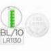 PILA MARCA Q-CONNECT TIPO BOTON ALCALINA AG13 LR44 1.5V BLISTER DE 10 UNIDADES