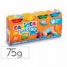 PASTA DE MODELAR MARCA CARIOCA BABY DOUGH BOTE 75 G SET DE 8 COLORES SURTIDOS