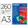PAPEL FOTO BROTHER BRILLANTE DIN A3 260G/M2 PAQUETE 20 H