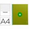 CUADERNO ESPIRAL LIDERPAPEL DIN A4 MICRO ANTARTIK RAYADO HORIZONTAL VERDE80H