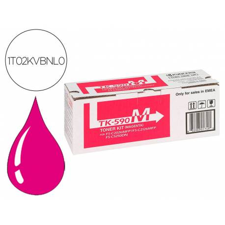 TONER KYOCERA -MITA COLOR MAGENTA TK590M