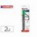 ROTULADOR EDDING PUNTA FIBRA 1200 COLOR VERDE N.4 PUNTA REDONDA 0.5 MM BLISTER DE 2 UNIDADES
