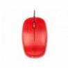 RATON NGS OPTICO CON CABLE 1000 DPI AMBIDIESTROS USB COLOR ROJO