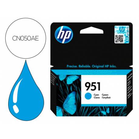 TONER INK-JET HP INYECCION COLOR CIAN N 951/APROX. 700 P GINAS/A7F64A/1000 PAGINAS