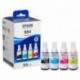 TINTA EPSON 664 COLOR AMARILLO, MAGENTA, CIAN Y NEGRO C13T664640 ECOTANK L300 / L355 / L555 / ET-2500 / ET-2550 / ET-2600