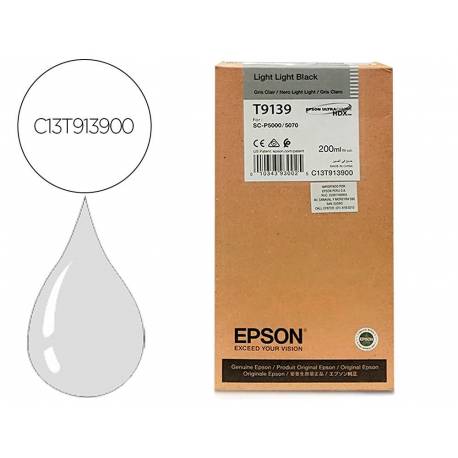 TONER INK-JET EPSON T9139 COLOR GRIS C13T913900