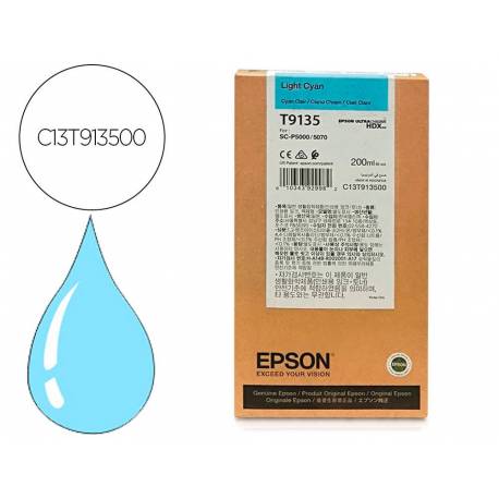 TONER INK-JET EPSON T9135 COLOR CIAN CLARO C13T913500