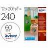 ETIQUETA ADHESIVA AVERY COLOR KRAFT EFECTO CARTON REDONDA REMOVIBLE PARA IMPRESORA LASER INYECCION TINTA