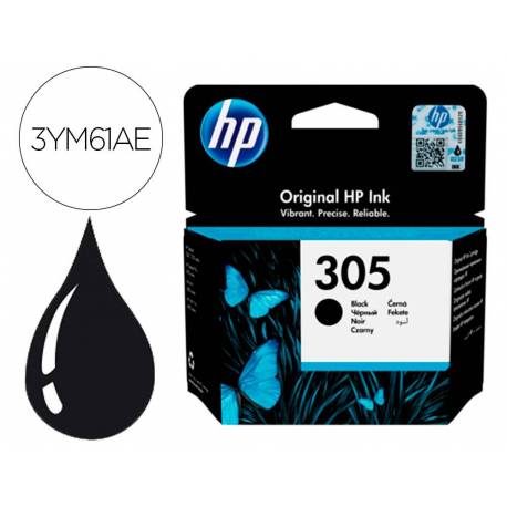 CARTUCHO INK-JET HP 305 COLOR NEGRO 3YM61AE