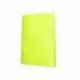 CARPETA LIDERPAPEL ESCAPARATE 80 FUNDAS POLIPROPILENO DIN A4 COLOR AMARILLO FLUOR OPACO