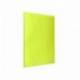 CARPETA LIDERPAPEL ESCAPARATE 80 FUNDAS POLIPROPILENO DIN A4 COLOR AMARILLO FLUOR OPACO