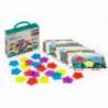 JUEGO MINILAND SET DE 20 TORTUGAS TRANSLUCIDAS Y 9 TARJETS DE ACTIVIDADES CON DOS NIVELES DE DIFICULTAD