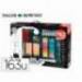 SET DE PINTURAS MARCA DALER ROWNEY 163 PIEZAS CON CABALLETE DE ALUMINIO PLEGABLE 500X70X727 MM