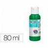PINTURA ACRILICA LIDERPAPEL BOTE DE 80 ML COLOR VERDE OSCURO