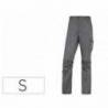 PANTALON DE TRABAJO DELTAPLUS CINTURA ELASTICA 5 BOLSILLOS GRIS / NEGRO TALLA S