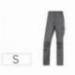 PANTALON DE TRABAJO DELTAPLUS CINTURA ELASTICA 5 BOLSILLOS GRIS / NEGRO TALLA S