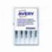 REPUESTO DE AGUJA MARCA AVERY CORTA ESTANDAR BASE PLASTICO PARA PISTOLA DE NAVETES TGS005 CAJA DE 5 UNIDADES