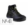 BOTAS DELTAPLUS DE SEGURIDAD PIEL CRUPON PIGMENTADA SUELA PU BI-DENSIDAD NEGRO TALLA 41