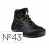 BOTAS DELTAPLUS DE SEGURIDAD PIEL CRUPON PIGMENTADA SUELA PU BI-DENSIDAD NEGRO TALLA 43