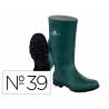 BOTAS DELTAPLUS DE SEGURIDAD STONE PVC COLOR VERDE SUELA DE TACOS TALLA 39