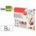 ROTULADOR MARCA LIDERPAPEL TIZA LIQUIDA PUNTA REDONDA TRAZO 6 MM CAJA DE 8 UNIDADES COLORES SURTIDOS