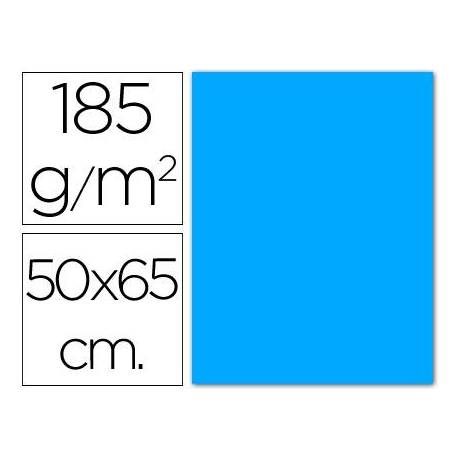 Cartulina Guarro azul maldivas 500 x 650 mm 185 g/m2