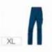 PANTALON DE TRABAJO DELTAPLUS CINTURA ELASTICA 5 BOLSILLOS AZUL MARINO / NARANJA TALLA XL