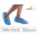 CUBRE CALZADO DELTA PLUS POLIETILENO COLOR AZUL TALLA UNICA CAJA DE 50 PARES