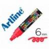Rotulador Artline Poster Marker EPP-6 Punta Redonda Trazo 6mm Rojo