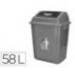 Papelera Q-Connect plastico 58 litros