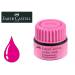 TINTA ROTULADOR FABER CASTELL TEXTLINER FLUORESCENTE 1549 CON SISTEMA CAPILAR ROSA FRASCO DE 30 ML