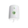 DISPENSADOR PAPEL SECAMANOS MARCA BUNZL GREENSOURCE HOJA A HOJA FABRICADO EN ABS COLOR BLANCO