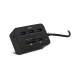 HUB MARCA NOX CON LECTOR DE TARJETAS 3XUSB 3.0 COLOR NEGRO
