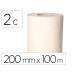 PAPEL SECAMANOS MARCA BUNZL GREENSOURCE CELULOSA BLANCO 2 CAPAS 200 MM X 100 MT PAQUETE DE 6 UNIDADES