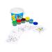 PINTURA A DEDOS MARCA JOVI BUCKET SUPER KIT 5 BOTES 35 ML + 20 PLANTILLAS