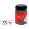 PINTURA LATEX MARCA LA PAJARITA SATINADA L-34 BOTE 35 ML AZUL METAL