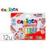 ROTULADOR MARCA CARIOCA STAMPERELLO CAJA 12 UNIDADES COLORES SURTIDOS