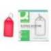 LLAVERO PORTAETIQUETAS Q-CONNECT PREMIUM ROJO CAJA DE 40 UNIDADES