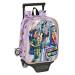 MOCHILA GUARDERIA CON CARRO SAFTA MONSTER HIGH 270X220X100 MM POLIESTER