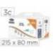 TOALLA ENGARZADA OFYHOSTEL MARCA BULKYSOFT GOFRADA MEMBRANE PLUS 3 CAPAS PLEGADO M 215 X 80 MM