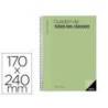 CUADERNO DE TODAS LAS CLASES PROFESORADO MARCA ADDITTIO 256 PAGINAS DIA PAGINA COLOR VERDE 170X240 MM CATALAN