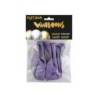 GLOBO 100% LATEX BIODEGRADABLE COLOR LILA BLISTER DE 6 UNIDADES