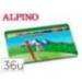 LAPICES DE COLORES MARCA ALPINO CAJA METALICA DE 36 UNIDADES COLORES SURTIDOS
