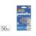 SUJETACOSA MARCA IMEDIO PATAFIX ALMOHADILLA ADHESIVA TRANSPARENTE REMOVIBLE BLISTER DE 56 UNIDADES