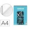 Bloc de Dibujo Acuarela Canson XL DIN A4 30 hojas 300 gr Microperforado Espiral Grano Fino