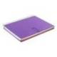 Bloc Liderpapel Din A4 micro crafty cuadrícula 5mm 5 bandas 4 taladros tapa forrada 90 gr morado.